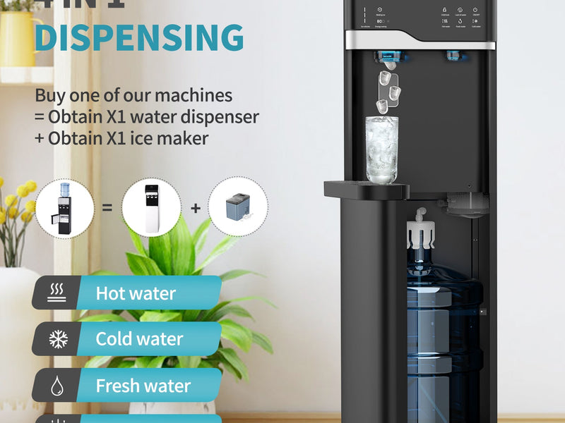 4-in-1 Hydration Revolution: Is the VECYS Bottom Loading Ice Maker Right for Your Home?