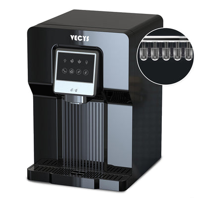 VECYS Bottleless Water Cooler with Ice Maker, 18LBS Daily Ice Production for RV and Home Countertop Use (NO Hot Water)