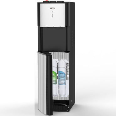 VECYS Bottleless Water Dispenser with 4-Stage Filtration System, Self-Cleaning, Provides Hot, Cold & Room Temperature Water