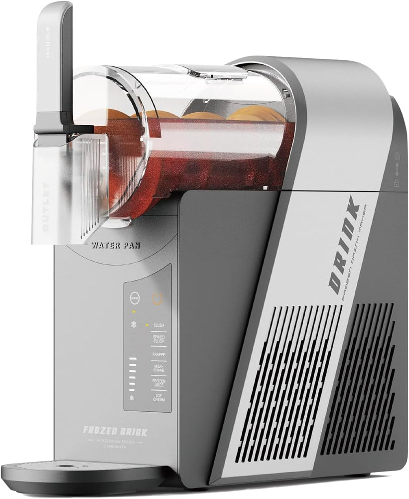 VECYS Slushie Machine, Frozen Drink Maker for Home & Parties, 6 Preset Modes (Slush/Spiked Slush/Frappe/Milkshake/Frozen Juice/Soft Ice Cream), 10 Level Texture Control, Dishwasher-Safe, 50.7 fl oz